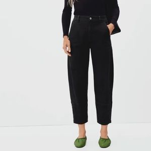 Everlane - The Utility Barrel Pant - Black - Size 4 Regular
